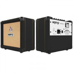 Orange CRUSH12-BK Single Channel Solid State Crush 1x6" Combo With CabSim Headphone Out, 12 Watts Black