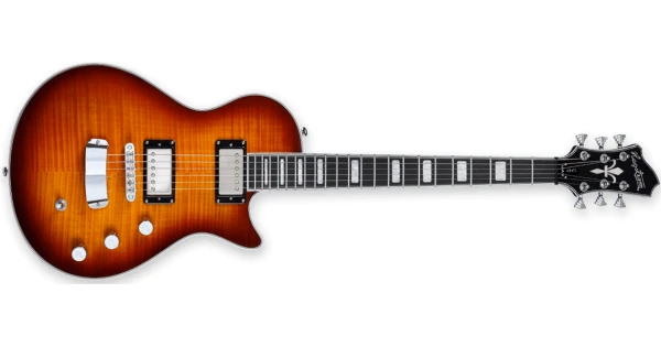 Hagstrom Ultra Max Series Electric Guitar, Golden Eagle Burst Gloss ULMAX-GEB 1 Hagstrom Ultra Max Series Electric Guitar, Golden Eagle Burst Gloss ULMAX-GEB