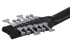 Schecter Dug Pinnick Dp-12 Electric Bass, Satin Black 459-SHC 9 Schecter Dug Pinnick Dp-12 Electric Bass, Satin Black 459-SHC -L.A MUSIC Instruments dUgPINNICK12SBKRHHEADSTOCKBACK