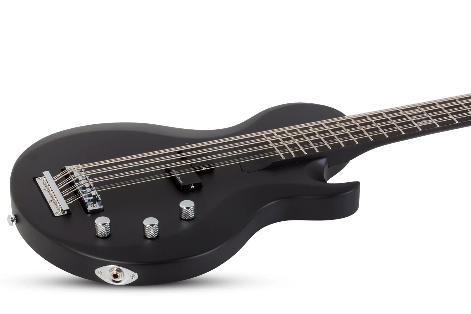 Schecter Dug Pinnick Dp-12 Electric Bass, Satin Black 459-SHC 3 Schecter Dug Pinnick Dp-12 Electric Bass, Satin Black 459-SHC - Image 3