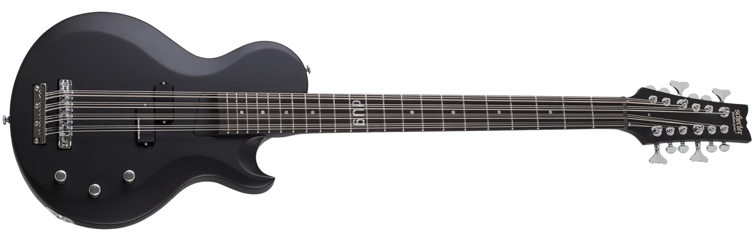 Schecter Dug Pinnick Dp-12 Electric Bass, Satin Black 459-SHC 1 Schecter Dug Pinnick Dp-12 Electric Bass, Satin Black 459-SHC