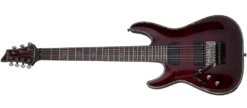 Schecter HR-C-7-FR-LH-BCH Blk Cherry 7 String Guitar With Floyd Rose And EMG 707TW 1832-SHC