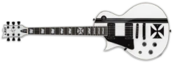 ESP LTD Iron Cross James Hetfield Left Handed Snow White Guitar