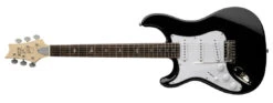 PRS Guitars LEFT HANDED John Mayer Silver Sky SE Electric Guitar With Gigbag - Piano Black 114259::9J:
