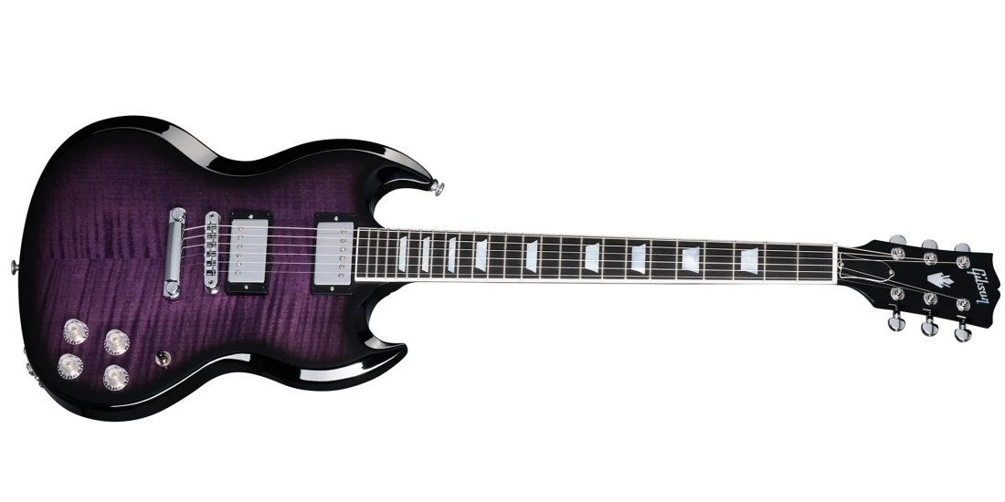 Gibson SG Modern Electric Guitar - Dark Purple Burst SGM01PUCH 1 Gibson SG Modern Electric Guitar - Dark Purple Burst SGM01PUCH
