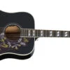 Gibson Hummingbird Standard Acoustic/Electric Guitar With Hardshell Case - Ebony ACHBSEBNH