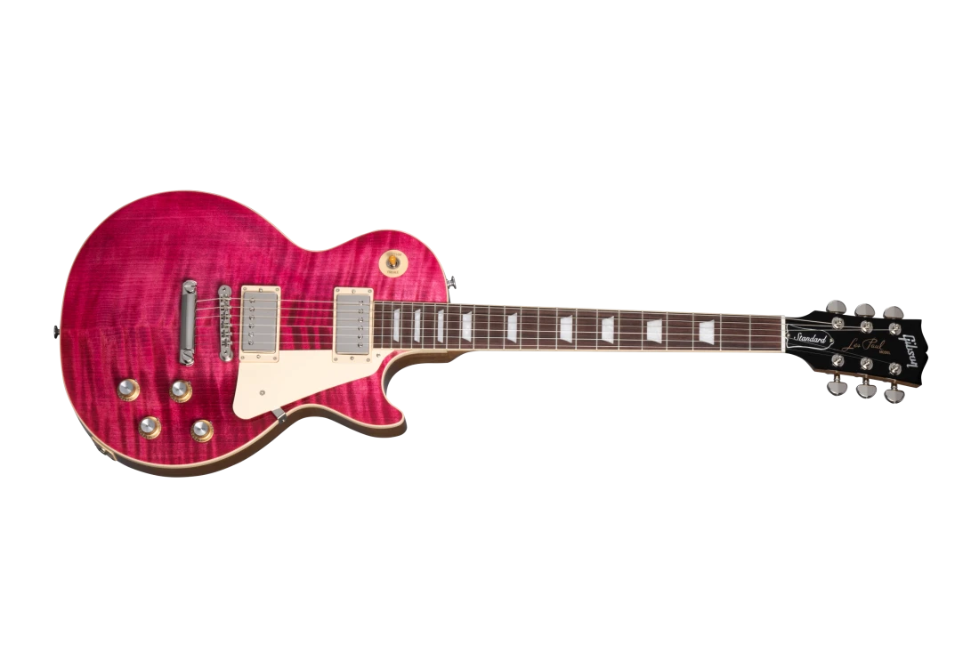 Gibson Les Paul Standard 60s Figured Top - Trans Fuchsia LPS600TFNH 1 Gibson Les Paul Standard 60s Figured Top - Trans Fuchsia LPS600TFNH