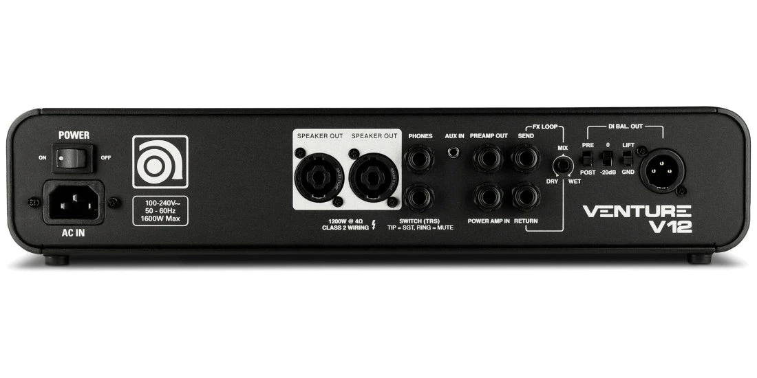 Ampeg Venture V12 Compact Bass Head VENTURE V12 2 Ampeg Venture V12 Compact Bass Head VENTURE V12 - Image 2