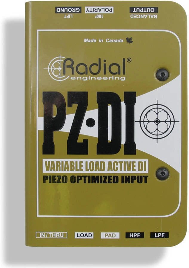 Radial PZ-DI Orchestral Acoustic DI Box 1 Radial PZ-DI Orchestral Acoustic DI Box
