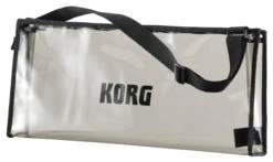 Korg LIMITED EDITION CRYSTAL Compact Analog Modeling Synthesizer With 8-band Vocoder And Microphone MICROKORGCR -L.A MUSIC Instruments microKORG CR case