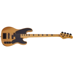 Schecter MODEL-T-SESSION-4-ANS Natural Satin 4 String Bass With EMG P J Pickups 2848-SHC -L.A MUSIC Instruments model t 4 ans tilt1