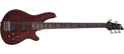 Schecter OMEN-5-WSN Walnut Satin 5 String Bass With Schecter Diamond Bass SCH-2094