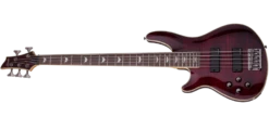 Schecter OMEN-EXTREME-5-LH-BCH Black Cherry 5 String Bass With Schecter Diamond Bass 2047-SHC