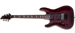 Schecter OMEN-EXT-6-FR-LH-BCH Black Cherry Guitar With FR And Schecter Diamond Plus 2010-SHC