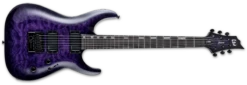 ESP LTD H-1000 EVERTUNE SEE THRU PURPLE SUNBURST