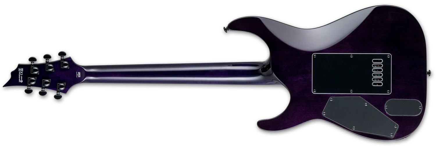 ESP LTD H-1000 EVERTUNE SEE THRU PURPLE SUNBURST 2 ESP LTD H-1000 EVERTUNE SEE THRU PURPLE SUNBURST - Image 2