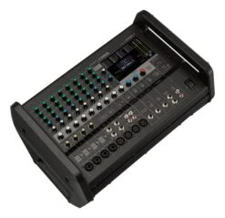 Yamaha EMX7 High Efficiency Portable Powered Mixer -L.A MUSIC Instruments photoviewer mixer emx7 wedge left