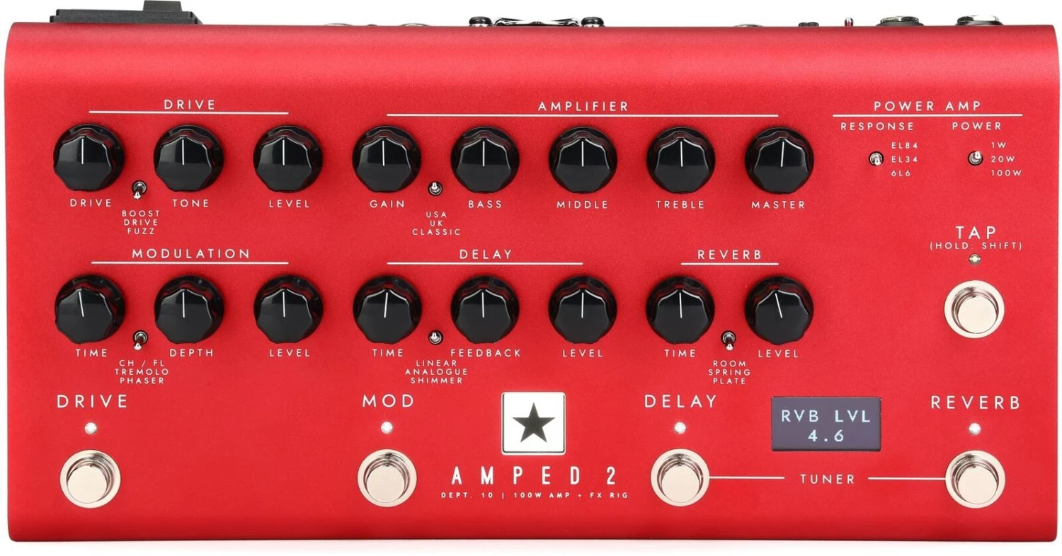 Blackstar AMPED 2 100 Watt Compact Guitar Amplifier And FX Pedal 1 Blackstar AMPED 2 100 Watt Compact Guitar Amplifier And FX Pedal