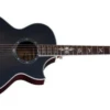 Schecter Acoustic-Electric Guitar Transparent Black Burst Satin 3701-SHC