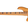 Schecter STILETTO-SESSION-5-LH-ANS Natural Satin 5 String Bass With EMG 40DC 40J Pickups 2855-SHC