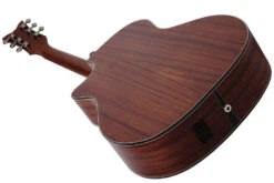 Schecter ORLEANS STUDIO AC NS Natural Satin 3712-SHC -L.A MUSIC Instruments studio ns back full highres