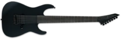ESP LTD M-7HT BARITONE BLACK METAL IN BLACK SATIN LM7BHTBKMBLKS